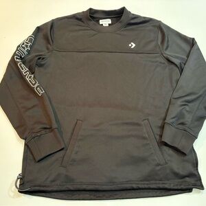 Converse Black Crewneck Sweatshirt | Size XL